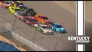 Rookie Cole Custer wins after four-wide battle at Kentucky Speedway | NASCAR Cup Series
