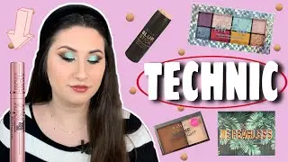 MAQUILLAJE LOW COST CON PRODUCTOS TECHNIC 😍 + PROBAMOS LA MÁSCARA MÁS VIRAL DEL MOMENTO 😱