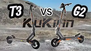 Kukirin T3 vs G2 Kukirin 2025 15,6Ah 48V 800W - podobna moc i prędkość ale zupełnie inny wygląd