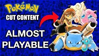Вырезанный женский тренер в Pokemon Red & Blue | Pokemon Cut Content