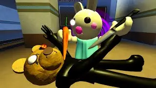 Roblox Piggy - Bunny Vs Mr Stitchy! Animating Your Comments