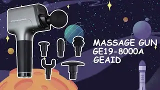 GEaid GE19-8000A Massage Gun 6 Head Review