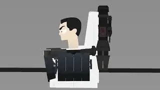 Skibidi toilet: semi Titan cameraman contra g toilet 2.0 {stick nodes}