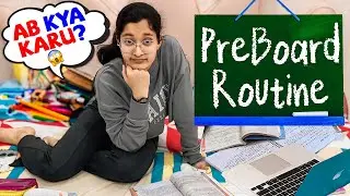 PREBOARD EXAMS ROUTINE 📚 | Class 10th | Exam Preparation, Study Tips, Exam Stress | Cute Sisters