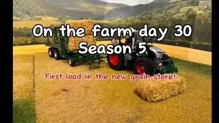 First load in the new grain store! | Harvest 2024 | On the farm day 30 season 5 | 1:32 model farm