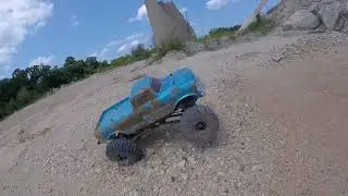 Kyosho Mad Crusher VE monster truck bash!!!! 8th scale awesomeness!!