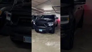 New Ram Rebel Cold Start Valved Exhaust #ram #youtubeshorts #viral #video #shorts #shortvideo #truck