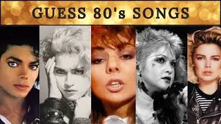 GUESS 80's SONGS I 80's Song Quiz