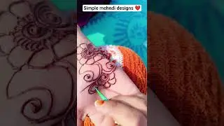 Aesthetic mehndi designs❤️❤️#shortvideo #viralshort #viralvideo #youtubeshort #explore #mehndi #like