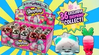 New SHOPKINS Bauble Christmas Ornament Metallic Rare Surprise Egg Toys