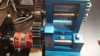 diy power rolling mill jeweler gold, silver,