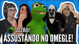 JOVENS REAGEM A ASSUSTANDO PESSOAS NO OMEGLE - ZEZÃO