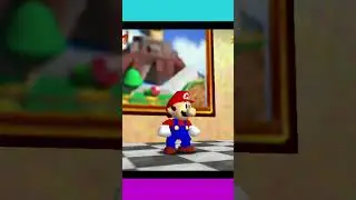Mario is playing drop ball with a star #shorts #mario #supermario #adventuretime #gaming #funny #rpg