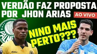 PALMEIRAS FAZ PROPOSTA DE R$ 154 MILHÕES POR JHON ARIAS E VIAJA PARA CONTRATAR O ZAGUEIRO NINO