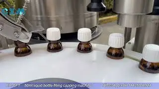 syrup filling machine| 50ml liquid bottle filling capping machine| plant glycerin filling machine