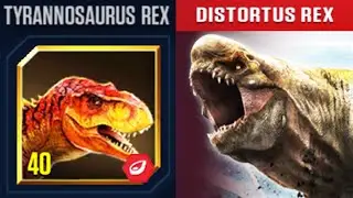 T. Rex VS D-Rex || Jurassic World - The Game