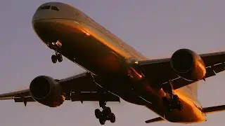 (4K) HEATHROW: First Arrivals of the Day - Beautiful condensation & sunrise with ATC (HEAVIES!)
