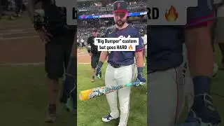 Cal Raleigh's HR Derby bat is tough 🔥