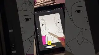 Procreate tip: easy coloring #drawingtutorial #procreate #procreatetutorials