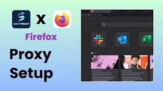 Firefox browser proxy settings | Swiftproxy residential IP configuration full process