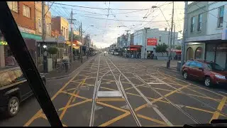 Driver's View   Running In, Camberwell to Malvern Depot Melbourne