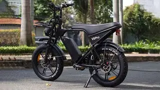 V8 PRO Electric Bike for Adults 1000W Motor 48V 15Ah Battery 31MPH 20 Inch Fat Tire Electric Bike