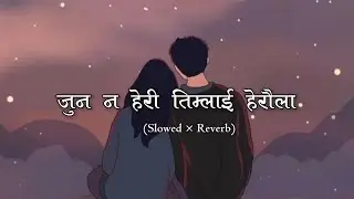 Jun Na Heri Timilai Heraula, Fulai Tipi Timilai Sajaula (Slowed Reverb) Song