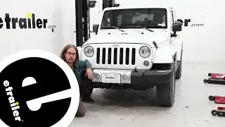 etrailer | Installing the Curt Front Mount Trailer Hitch Receiver on a 2015 Jeep Wrangler