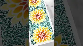 You NEED TO TRY This Stencil Trick For CARDMAKING! #art #crafts #cardmaking