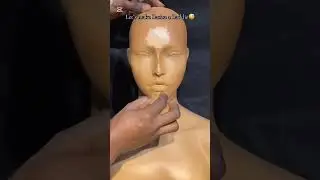 Makeup on mannequin Mini tutorial 💄 