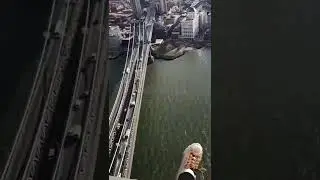 The best view of NYC via an open door helicopter ride #helicoptervideo #shorts #shortsvideo