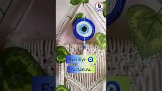 Evil eye TUTORIAL 🧿 | Newspaper DIY #shorts #youtubeshorts #trending #diy  #newspapercraft