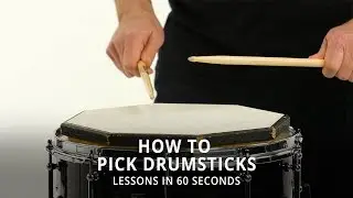 How To Pick Drumsticks | Lessons In 60 Seconds