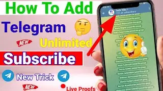How to increase members on telegram group | Add members in telegram group | Telegram group