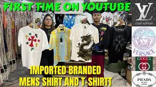 Imported Mens Wear Tshirt Shirts Brand Like - Gucci Dior LV Versace  | WHOLESALE & RETAIL Warehouse