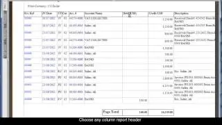 Sorting Report Inside Print Preview screen
