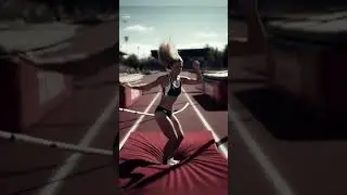 Stadium Moment 🏟️🔥 Pole Vault Star#Shorts #PoleVaulting #TrackAndField #SportsShorts #WomenAthlete