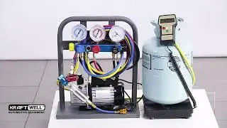 Обзор комплекта для обслуживания кондиционеров KRW134ALC KraftWell (КНР)