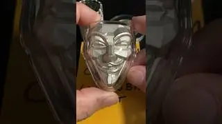 2 Ounce Silver Anonymous Mask Investment Metals #coin #silver