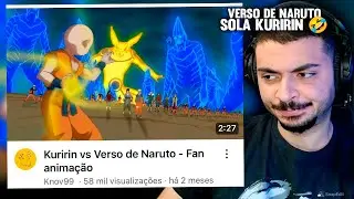 KAMUZ REAGE: KURIRIN VS VERSO DE NARUTO - QUEM VENCE? FAN ANIMAÇÃO 🔥