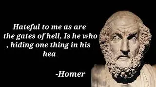 Homer iliaod best Quotes in English