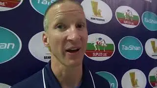 Chad Shilson on Day 1 of women's freestyle at the Cadet World Championships