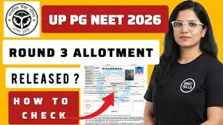 up neet pg round 3 allotment | up neet pg third round seat allotment 2026