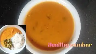 Healthy Sambar Recipe | Traditional South Indian Sambar using Amaranth Leaves & Hyacinth Beans