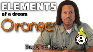 Dreams: Orange is the color in a dream that could make you the head or the tail | #orange 🍊
