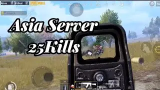 ASIA SERVER !!!  25KILLS || SOLO VS SQUAD  || Sensitivity Setting Of Stewart9k || PUBG MOBILE