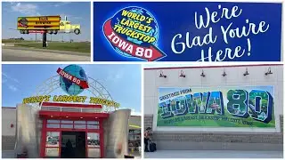 INSIDE OF THE WORLD&rsquo;S LARGEST TRUCK-STOP, IOWA 80, fast food, jewelry, clothes +more