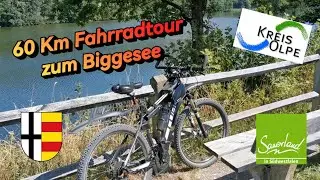 60 Km Fahrradtour zum Biggesee