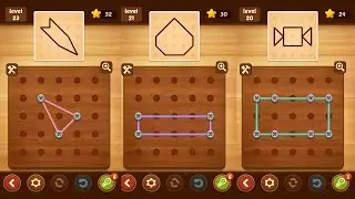 Line Puzzle: String Art |Basic Part5| RELAXING PUZZLE - Android IOS Gameplay #shorts