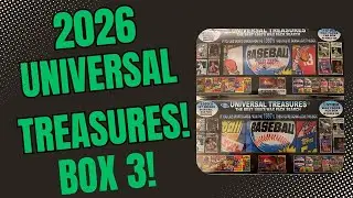 Universal Treasures 2026! Коробка 3! #universaltreasures #baseballcards #footballcards
